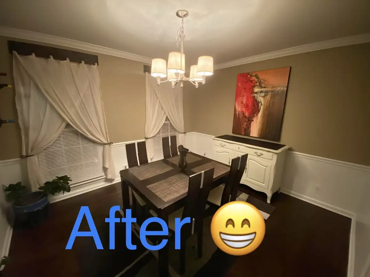 Professional dining room restoration after water damage in Galt